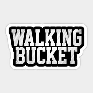 Walking Bucket Sticker